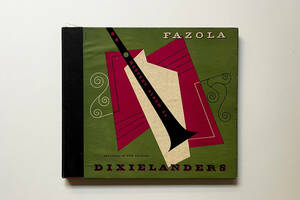 [IRVING FAZOLA] rice record RCA VICTOR SP record 10inch 3 sheets set album *DIXIELANDERS* 78rpm...A-53