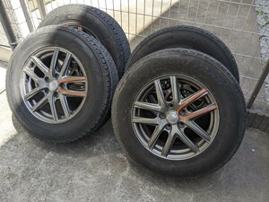 CR CRICKET 16インチホイール 6.5J 215/70R16 4本セット スタッドレス