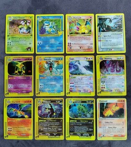 【112】ポケモンカード 英語版 ブラッキー リザードン ルギア Charizard Lugia Rayquaza Umbreon 9枚 Pokemon Cards eカード 海外 PSA Base