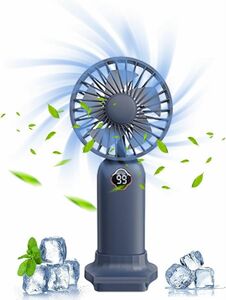 ハンディファン 携帯扇風機 20dB静音 手持ち扇風機 3段階風量調節 USB充電式卓上扇風機 3in1機能搭載ミニ扇風機 