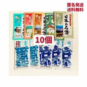 入浴剤　まとめ10個 +おまけ1個　クーポンポイント消化　送料無料　日本の名湯　お試し