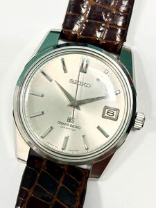 1円〜　GRAND SEIKO グランドセイコー 手巻き　稼働品 GS メダリオン　純正ベルト　5722 9990 美品　メンズ　腕時計　美品