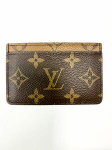 1円〜　LOUIS VUITTON ルイヴィトン 名刺入れ カードケース モノグラム　リバース　美品