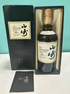 SUNTORY Suntory Yamazaki 10 year single malt whisky 40% 700ml not yet . plug 