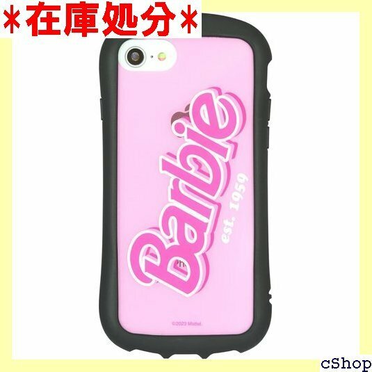 グルマンディーズ Barbie iPhone SE 第 チ 対応 ハイブリッドクリアケース ロゴ BAR-44A 983