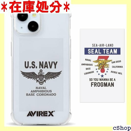 AVIREX iPhone15 対応 ケース 耐衝撃 iPhone 15用 ブランド スマホケース Cセット 808