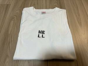 【期間限定値下げ中】送料185円 カワグチジン着用 天国 HELL Tシャツ XL 白