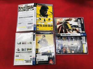 メタルギアソリッド OPS METAL GEAR SOLID PORTABLE ピースウォーカー オマケ付 3本 セット 即落札!!!