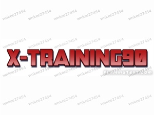 [Mr.X]X training 90 complete version l main contents all story & special seminar privilege circuit training explanation animation X shake attaching l. person san 