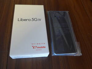 新品未使用品 ワイモバイル/Y!mobile Libero 5G IV A302ZT ブルー/青