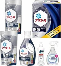 新品■3箱分まとめ売り P&Gアリエール液体洗剤除菌セットPGJK-30C×3箱■ギフト贈り物洗濯洗剤消臭スプレーファブリーズ食器洗い洗剤ジョイ_画像2