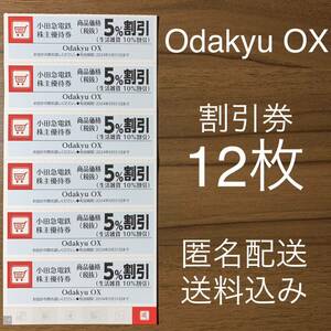 Odakyu OX 買い物割引券 小田急 株主優待券 12枚 ストア