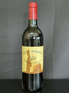 未開栓　CLOS DU MARQUES　クロ デュ マルキ　SAINT JULIEN　サンジュリアン　1993年　750ml　13％