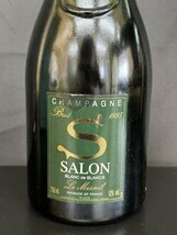 未開栓　SALON BLANC de BLANCS　サロン　ブラン・ド・ブラン　1995　750ml　12％　箱付き_画像3