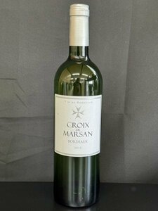 未開栓　CROIX DE MARSAN BORDEAUX　クロワ・ド・マルサン ボルドー　2015年　750ml　12.5％