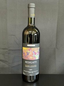 未開栓　REDIGAFFI ROSSO TOSCANA　レディガフィ　2007年　750ml　14.5％