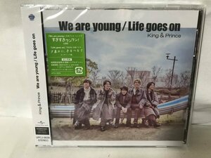 G176 未開封品　King & Prince / Life goes on / We are young 初回限定盤B