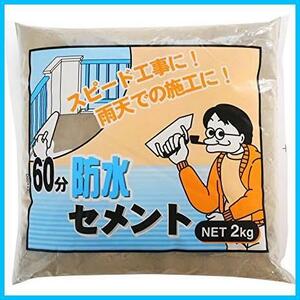 ★2kg★ 家庭化学 60分防水セメント グレー 2kg