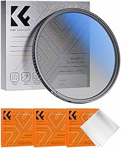 K&F Concept 37mm PLフィルター サーキュラー コントラスト 反射調整用レンズフィルター 高透過率 薄枠 円偏光フ