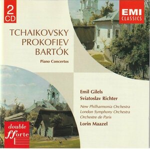 ギレリス＆マゼール／ピアノ協奏曲集（チャイコフスキー、プロコフィエフ、バルトーク）二枚組