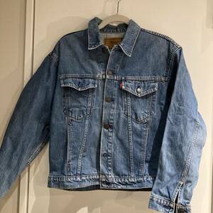 【3039】Levi's リーバイス キッズ 子供用 ボーイズ #L10602 デニムジャケット トラッカーJKT Gジャン 日本製 サイズ160　ヴィンテージ