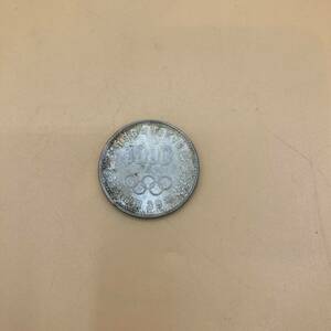 [3117] Tokyo Olympic 1964 year memory silver coin 1000 jpy 