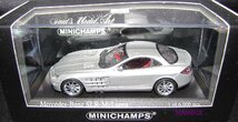 【Ma】PM☆1/43 400033020 メルセデスベンツ SLR マクラーレン 2003 シルバー 6000台限定_画像2