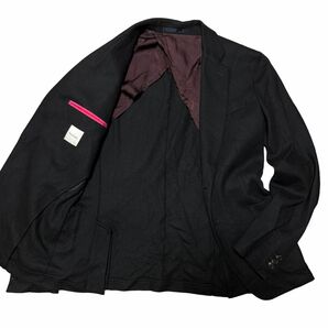 参考定価55,000円 Paul Smith ポールスミス ウールジャージ2Bジャケット ブラック メンズ サイズL