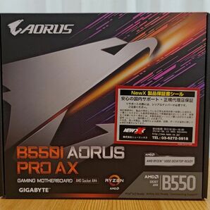 【新品・未使用】 GIGABYTE B550I AORUS PRO AX