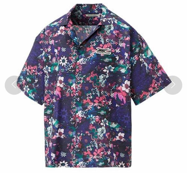 オニツカタイガー　 P SS SHIRT 半袖シャツ アロハシャツ　nowartt コラボ花柄シャツ