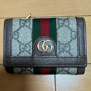 GUCCI グッチ　オフィディア　三つ折り ウォレット　財布