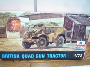 多数欠品あり 部品取り ESCI 1/76 British Quad Gun Tractor