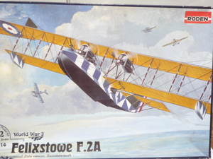 お手つきジャンク Roden 1/72 Felixstowe F.2A 欠品あり