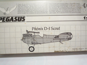 Pegasus 1/72 Phonix D-1 Scout 欠品