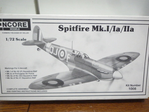 ENCORE 1/72 Spitfire Mk.1/1a/2a