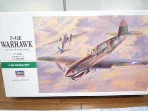 少し値下げ ハセガワ 1/48 P-40E WARHAWK