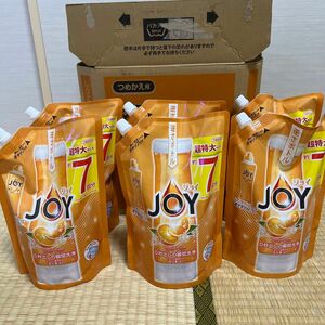 JOY ジョイ　液体洗剤　バレシアンオレンジ　1065ml×6本　超特大サイズ　逆さボトル　詰め替え用　新品未開封
