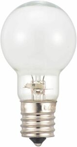 オーム 電機 ミニクリプトン電球 E17 40W形 調光機能対応 白熱電球 ホワイト 2個セット LB-PS3536W-2PN 0