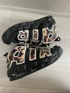 NIKE AIR MORE UPTEMPO BLACK CAMO CJ6122-00 ナイキ エアモアアップテンポ モアテン カモ 迷彩 27.5cm us9.5