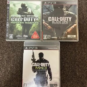 PS3 コールオブデューティ4 コールオブデューティ モダンウォーフェア3 ブラックオプス のセット　CALLOFDUTY