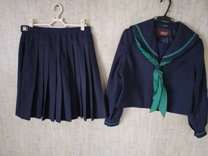 コスプレ衣装　広島県竹原高校　冬セーラー服上下3点セット