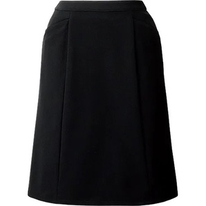 【新品】ALPHA PIER_11号_Aラインスカート（黒：ブラック）AR3856/アルファピア/かわいい会社事務服/おしゃれOL制服