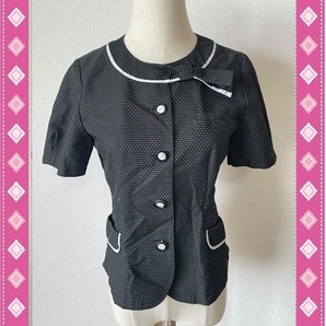 ※Cランク※【中古】IST_9号_オーバーブラウス/BL-461/半袖シャツ/イスト/かわいいOL会社制服/おしゃれ事務服