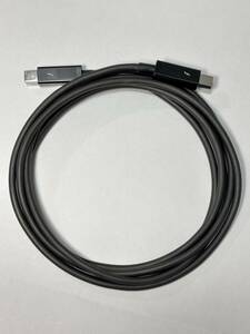 Thunderbolt 2 кабель Thunderbolt черный Apple Apple 2.0m 200cm 2m 2 метров б/у 