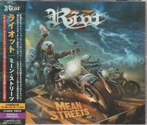 Riot　ライオット　　最新作　MEAN STREETS　　2CD+Blu-ray_画像1