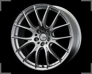 レイズ HOMURA 2X7 ホイール スパークプレーテッドシルバー(SP) 19インチ×8.5J＋38 5H114 国産車 入数：1台分(4本)