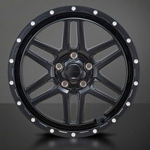 モンツァジャパン/MONZA JAPAN HI-BLOCK ERDE ホイール サテンブラック/ミーリング 16インチ×7J ＋35 5H114.3 デリカ D：5 EI04_画像2