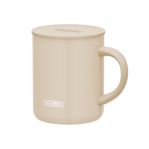 サーモス/THERMOS 真空断熱カップ ベージュ 350ml フタ付 保温保冷 JDG-352C(BE)