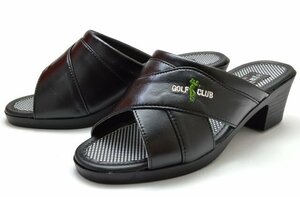  new goods men's sandals 251 black S size men's one heel sandals men's heel sandals men's hep gentleman sandals made in Japan 