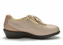 新品 トパーズ 2401 パールピンク 23.5cm レディースコンフォートシューズ レディースウォーキングシューズ ファスナー 婦人靴 TOPOZ 3E 靴_画像3
